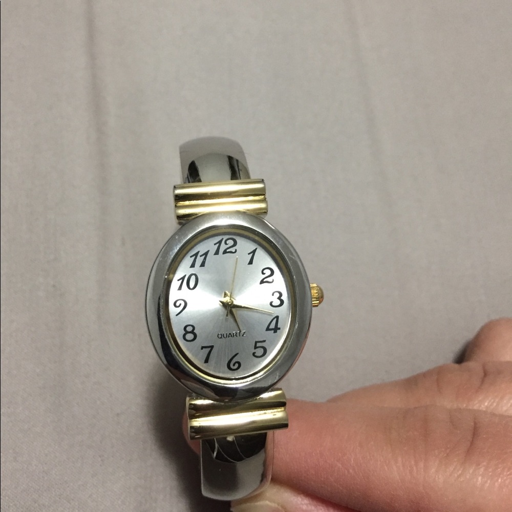 Watch silver and gold